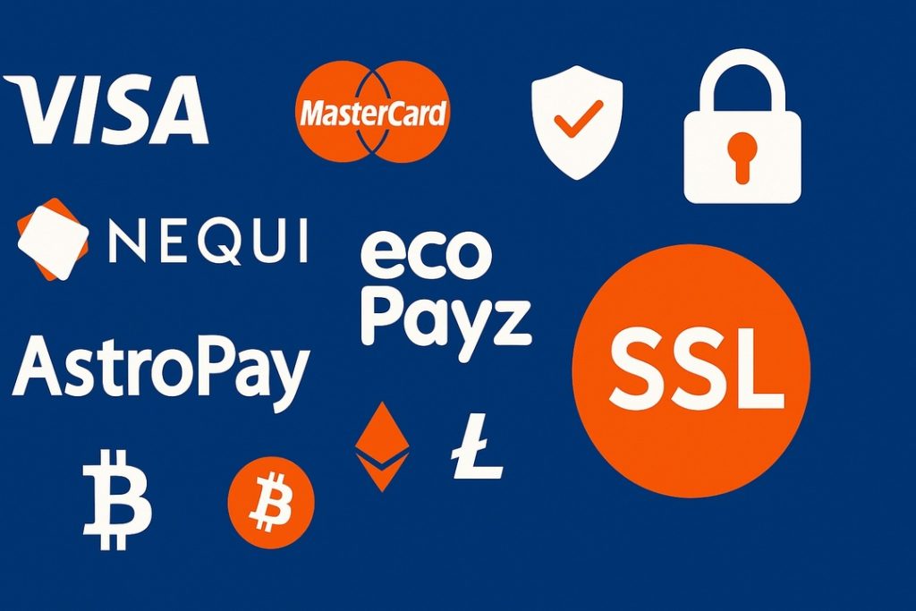 Métodos de pago y retiros en la app Mostbet