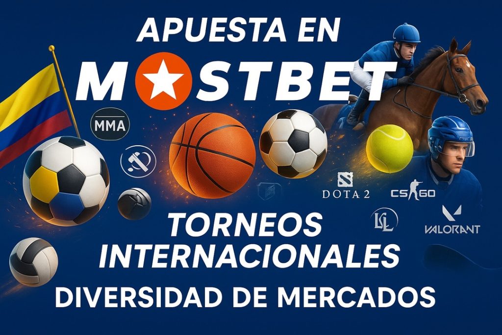 Oferta de apuestas deportivas en Mostbet Colombia